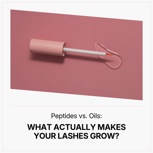 Peptides vs. Oils: What Actually Makes Your Lashes Grow? - LAURIVA